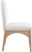 Waldorf - Chenille Dining Side Chair With Natural Legs - Simple Home Plus