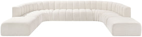 Arc - Boucle Fabric Modular Sectional - Simple Home Plus