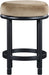 Monette - Counter Stool With Black Base - Simple Home Plus