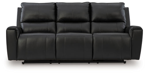 Glossmore - Reclining Sofa - Black - Simple Home Plus