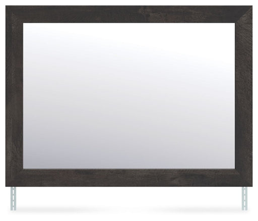 Hollivern - Dark Gray - Bedroom Mirror - Simple Home Plus