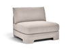 Hammond - Velvet Performance Fabric Upholstered Armless Chair - Simple Home Plus