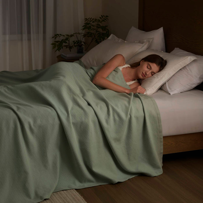 Liquid Cotton - King Blanket - Seafoam - Simple Home Plus