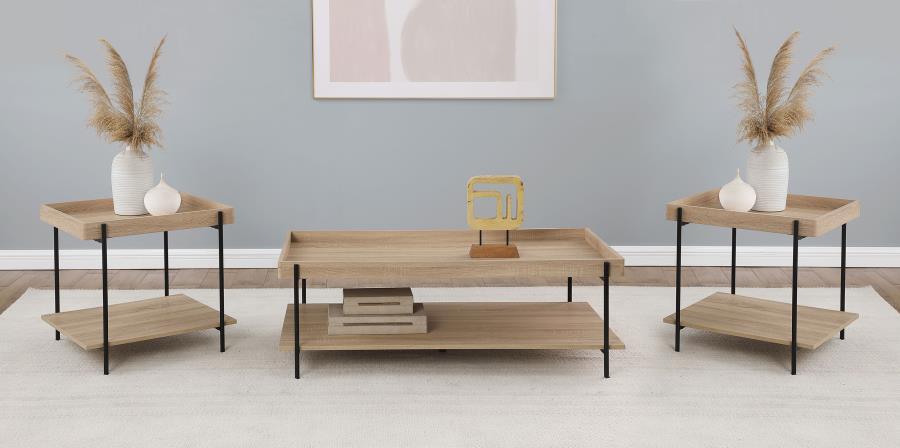Fallon - Rectangular Coffee Table Set - Simple Home Plus