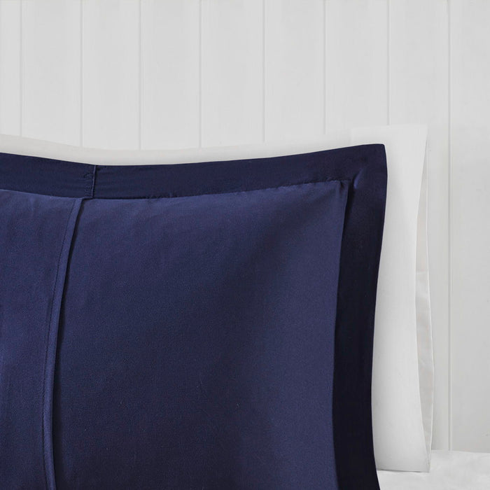 Parkston - King 3M Scotchgard Down Alternative All Season Comforter Set - Navy