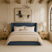 Kendall - Linen Textured Fabric Upholstered Bed - Simple Home Plus