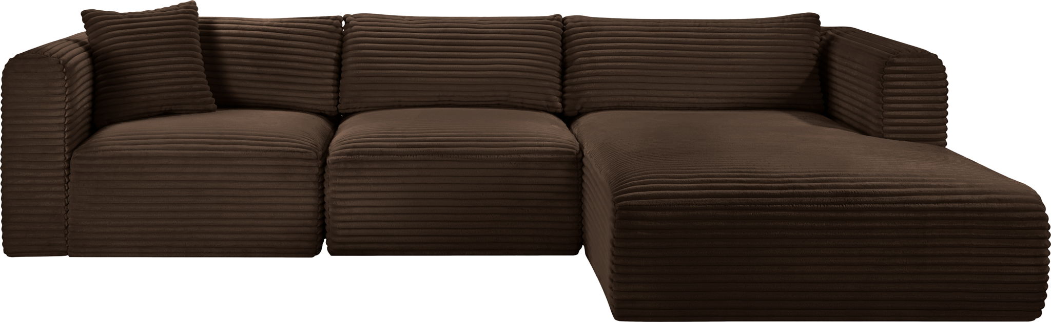 Shaggy - 3 Piece Modular Sectional - Simple Home Plus