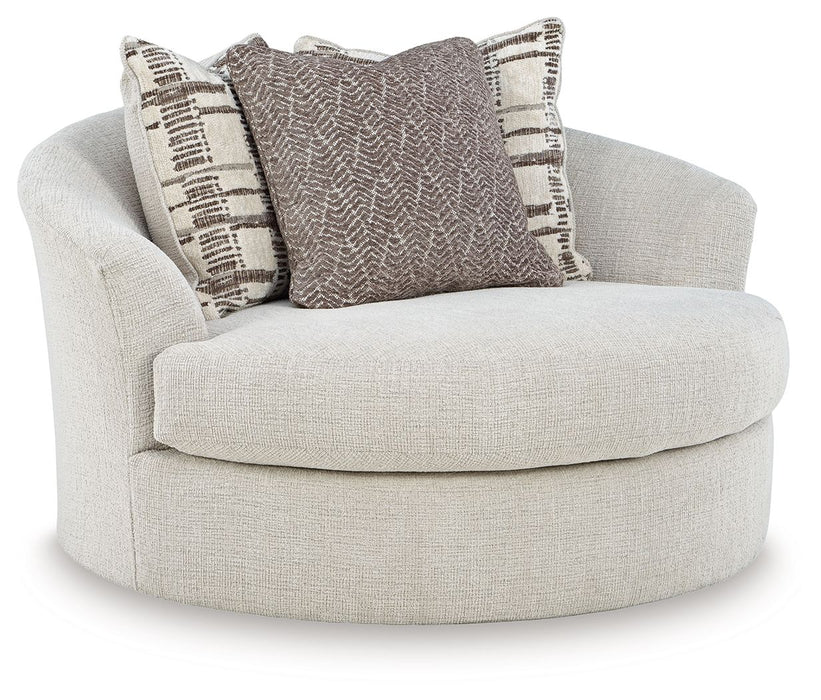 Barrelton - Barley - Oversized Swivel Accent Chair - Simple Home Plus