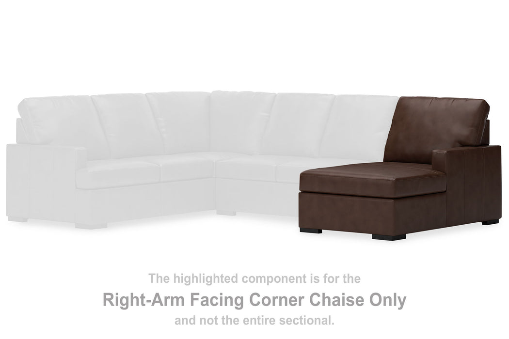 McDowlan - RAF Corner Chaise - Coffee - Simple Home Plus