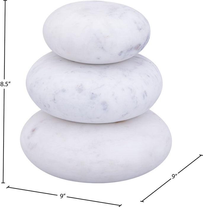 Pumpkin - 3 Piece Marble Decorative Object - Simple Home Plus