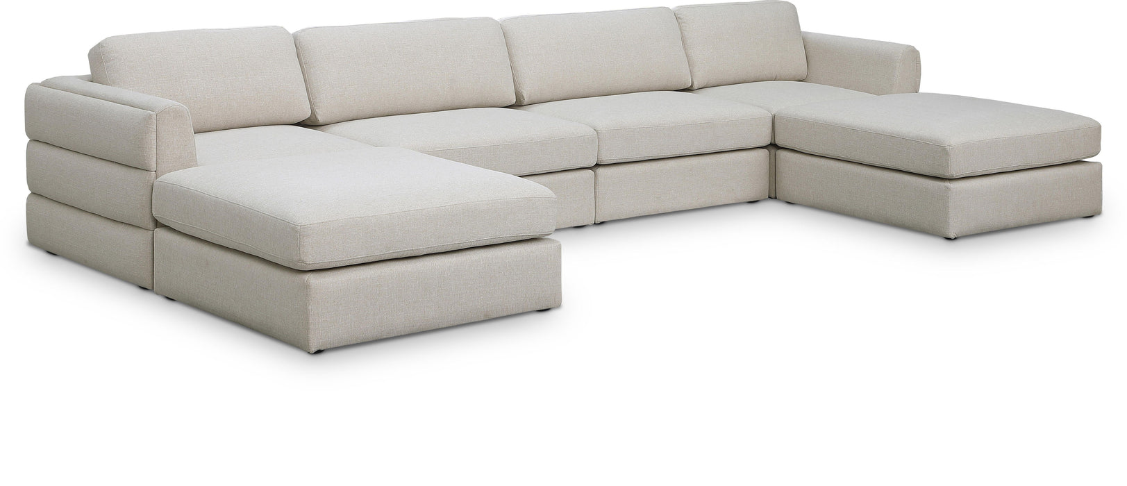 Beckham - 6 Piece Double Chaise Modular Sectional - Simple Home Plus