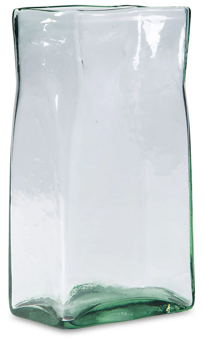 Taylow - Vase Green 6''W x 4''D x 12''H 3 Pieces AS_IS
