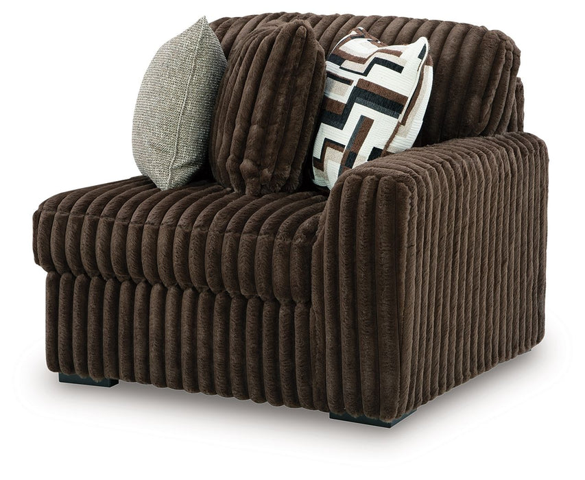 Midnight-Madness - RAF Corner Chair - Chocolate - Simple Home Plus