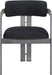 Aurum - Vegan Leather Upholstered Dining Chair With Gray Base (Set of 2) - Simple Home Plus