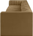 Rummi - Velvet Performance Fabric Upholstered 5 Piece Modular Sofa - Simple Home Plus