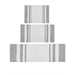 Spa - 20" x 30" Reversible Bath Rug - Gray - Simple Home Plus