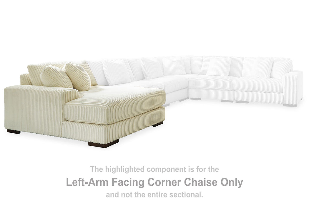 Lindyn - LAF Corner Chaise - Ivory - Simple Home Plus