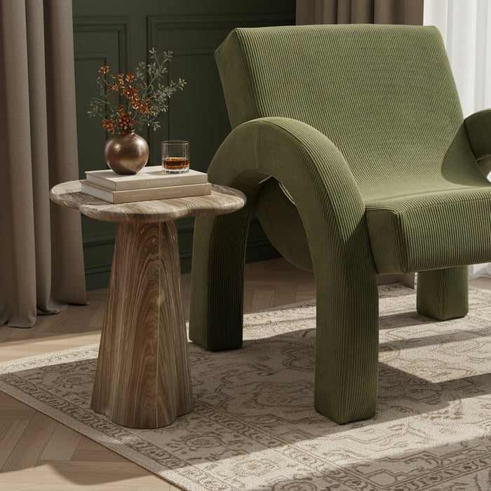 Nola - Concrete Indoor / Outdoor End Table - Simple Home Plus
