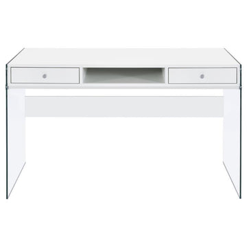 Dobrev - 2-Drawer Writing Desk - Simple Home Plus