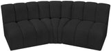 Arc - Boucle Fabric 3 Piece Modular Corner Sofa - Simple Home Plus