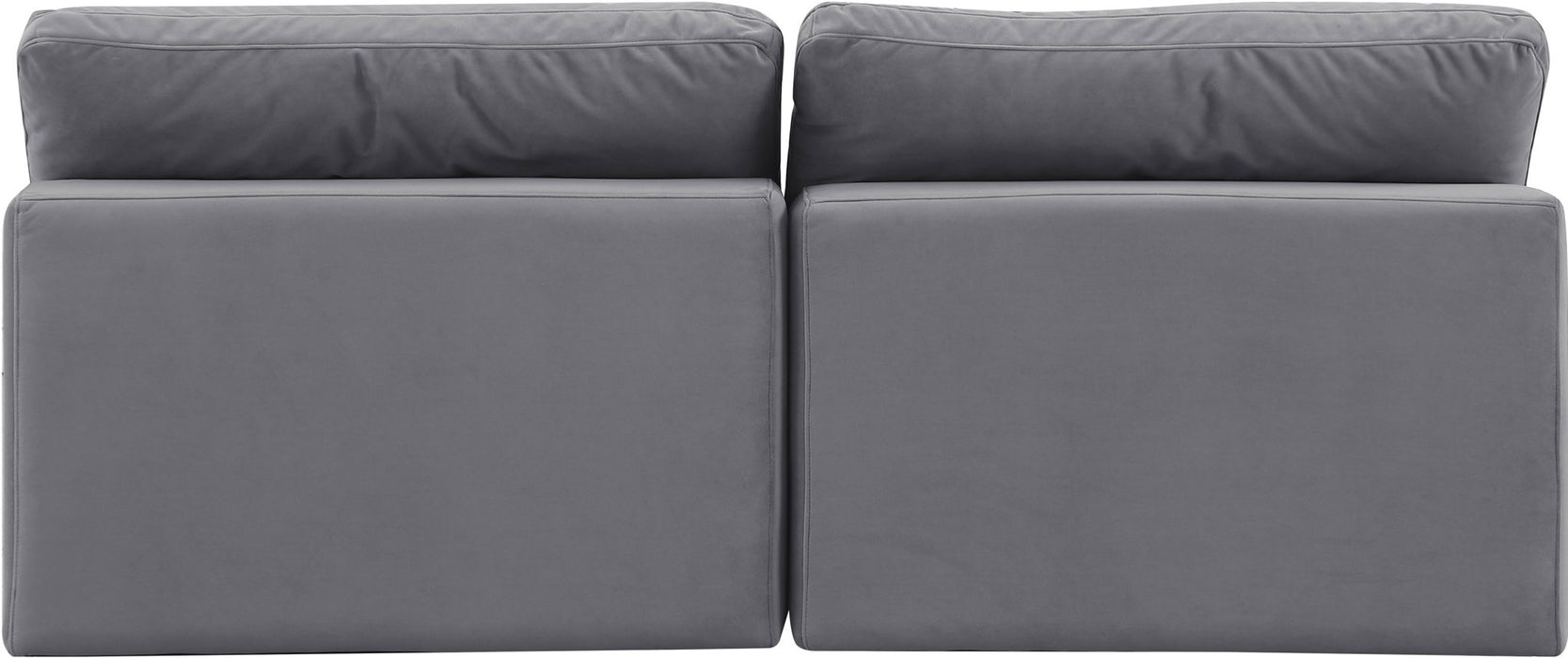 Comfy - Velvet Modular Armless Sofa 2 Seats - Simple Home Plus