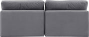 Comfy - Velvet Modular Armless Sofa 2 Seats - Simple Home Plus