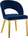 Roberto - Dining Chair with Gold Legs - Simple Home Plus