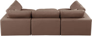 Comfy - 6 Piece Faux Leather Sectional - Simple Home Plus