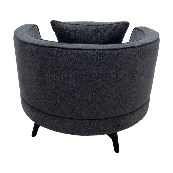 Harper - Swivel Chair - Dark Gray - Simple Home Plus