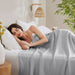 Bamboo Cotton - Twin Rayon From Blanket - Gray - Simple Home Plus