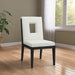 Gwendolyn - Faux Leather Dining Side Chair With Black Frame (Set of 2) - Simple Home Plus