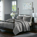 Serene - Hand Quilted Coverlet Set - Gray - Simple Home Plus