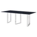 Desden - Rectangular Sintered Stone Dining Table - Gray - Simple Home Plus