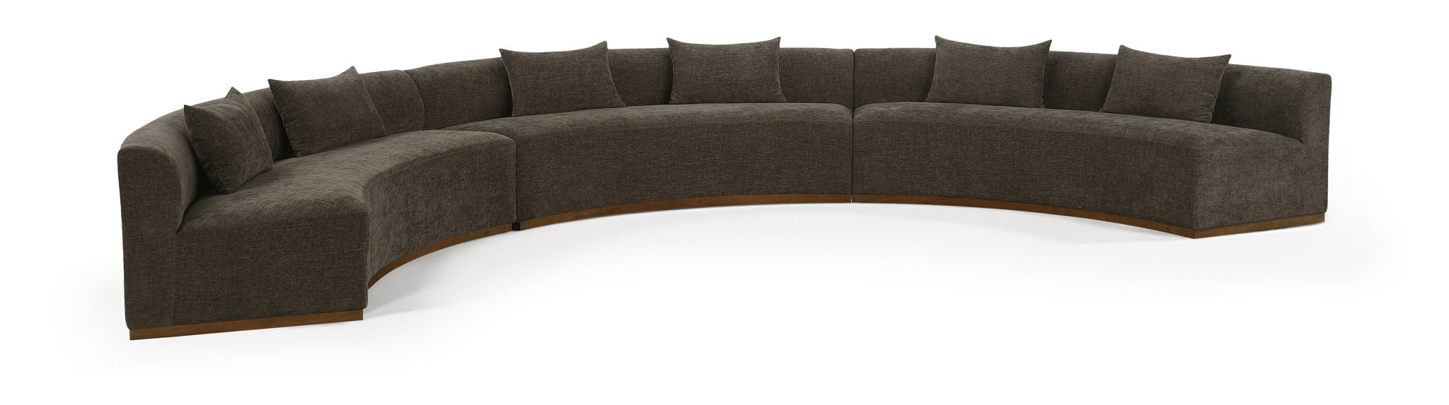 Avanti - Chenille Fabric Upholstered 3 Piece Modular Sectional - Simple Home Plus