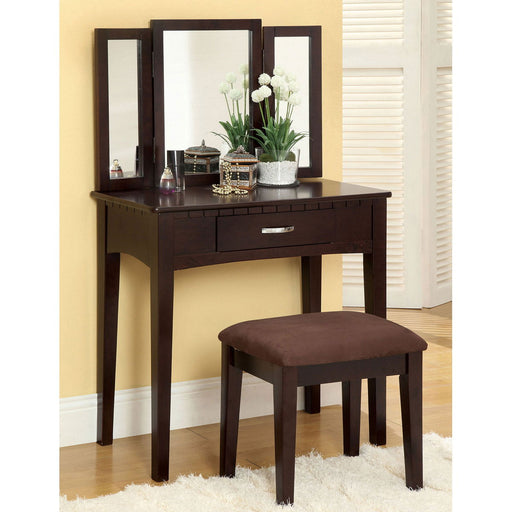 Potterville - Vanity Table With Stool - Simple Home Plus