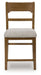 Cabalynn - Oatmeal / Light Brown - Upholstered Barstool (Set of 2) - Simple Home Plus