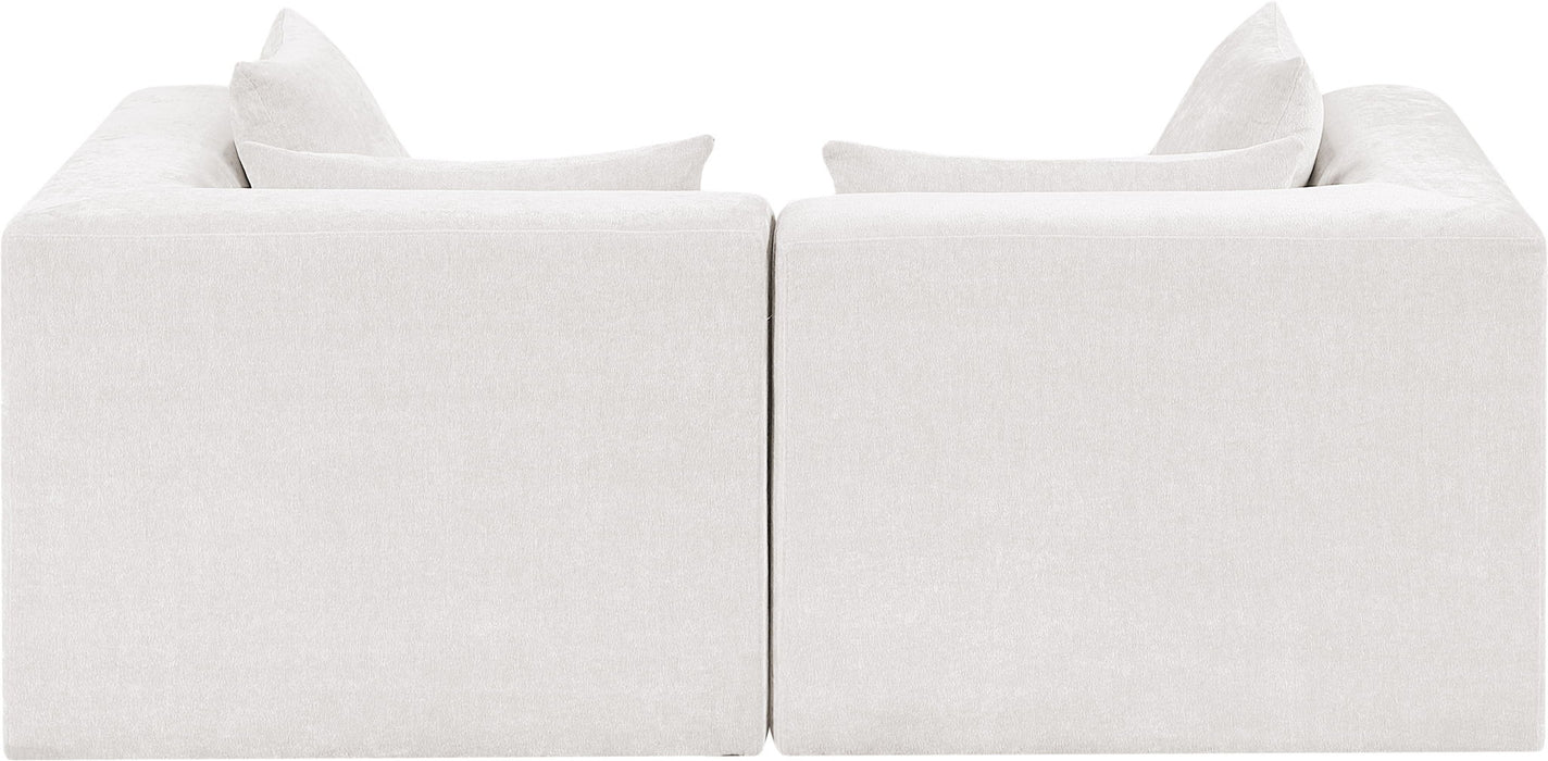 Stellar - 2 Piece 76" Upholstered Modular Loveseat - Simple Home Plus