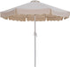 Amalfi - Aluminum Patio Umbrella - White Base / White Pole - Simple Home Plus