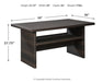 Easy Isle - Dark Brown / Beige - RECT Multi-Use Table - Simple Home Plus