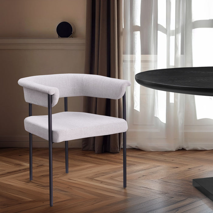 Malin - Linen Dining Chair (Set of 2) - Simple Home Plus