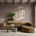 Rummi - Velvet Performance Fabric Upholstered 5 Piece Modular Sectional - Simple Home Plus