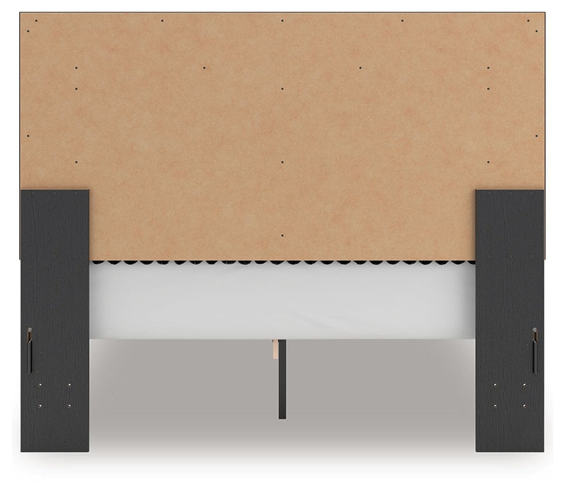 Zuraleus - Upholstered Panel Platform Bed With Roll Slats - Simple Home Plus