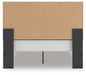 Zuraleus - Upholstered Panel Platform Bed With Roll Slats - Simple Home Plus
