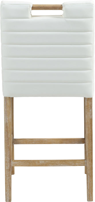 Aimee - Counter Stool - Light Brown Legs