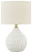 Wardmont - White - Ceramic Table Lamp - Simple Home Plus