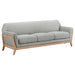 Vaughn - Fabric Upholstered Flared Arm Sofa Set - Simple Home Plus