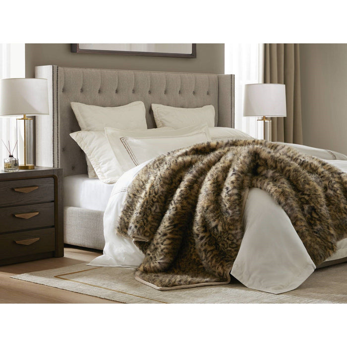 Botswana Animal Print - 60x80" Faux Fur Throw Blanket - Leopard - Simple Home Plus