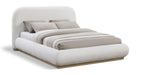 Vaughn - Chenille Bed With Natural Base - Simple Home Plus