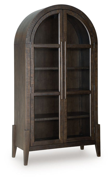 Benhall - Accent Cabinet - Dark Brown - Simple Home Plus