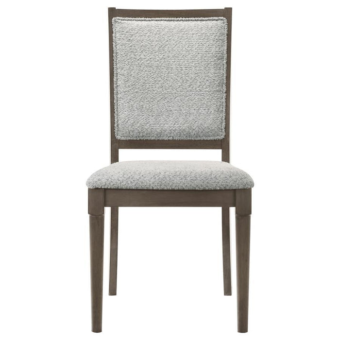 Onslow - Upholstered Dining Side Chair (Set of 2) - Dark Brown - Simple Home Plus